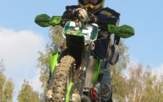 Milan Dobiáš na Kawasaki ze předu